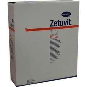 ZETUVIT Saugkompressen steril 20x20 cm