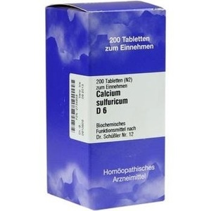Biochemie 12 Calcium Sulfuricum D6 Tabletten