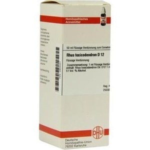 Rhus Toxicodendron D12 Dilution