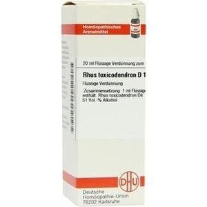 Rhus Toxicodendron D10 Dilution