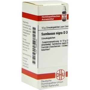 SAMBUCUS NIGRA D 3 Globuli