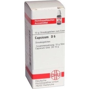 CAPSICUM D 6 Globuli