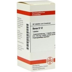 BORAX D 12 Tabletten