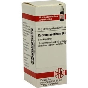 CUPRUM ACETICUM D 6 Globuli