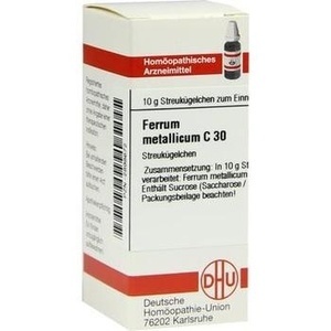 FERRUM METALLICUM C 30 Globuli