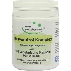 RESVERATROL KOMPLEX Vegi Kapseln