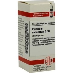 PLUMBUM METALLICUM C 30 Globuli
