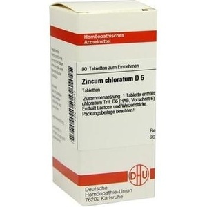 ZINCUM CHLORATUM D 6 Tabletten