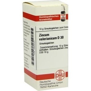 ZINCUM VALERIANICUM D 30 Globuli