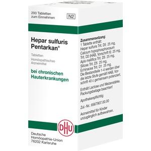 HEPAR SULFURIS PENTARKAN Tabletten