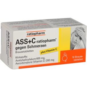 ASS + C-ratiopharm gegen Schmerzen Brausetabletten