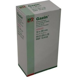 GAZIN Mullkomp.10x20 cm steril 8fach