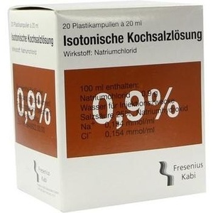 KOCHSALZLÖSUNG 0,9% Plastikamp.Fresenius