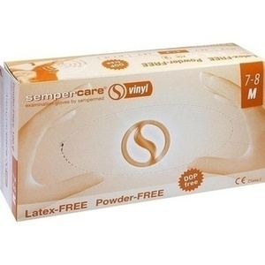 SEMPERCARE Vinyl Unters.Handsch.unst.pudfr.Gr.M