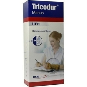 TRICODUR Manus Handgelenkbandage li.S/M schwarz