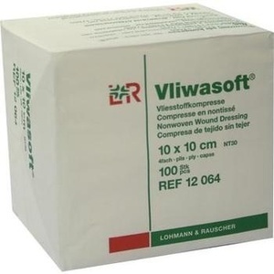 VLIWASOFT Vlieskompressen unsteril 10x10 cm 4l.