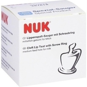 NUK Lippenspaltsauger in Würfelkart.+Schra.