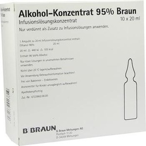 ALKOHOL 95% Infusionslösungskonzentrat