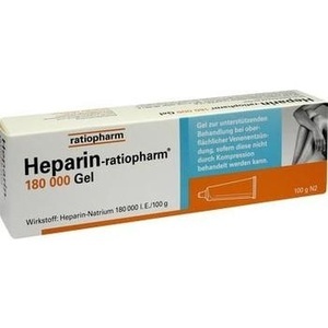 HEPARIN-RATIOPHARM 180.000 I.E. Gel