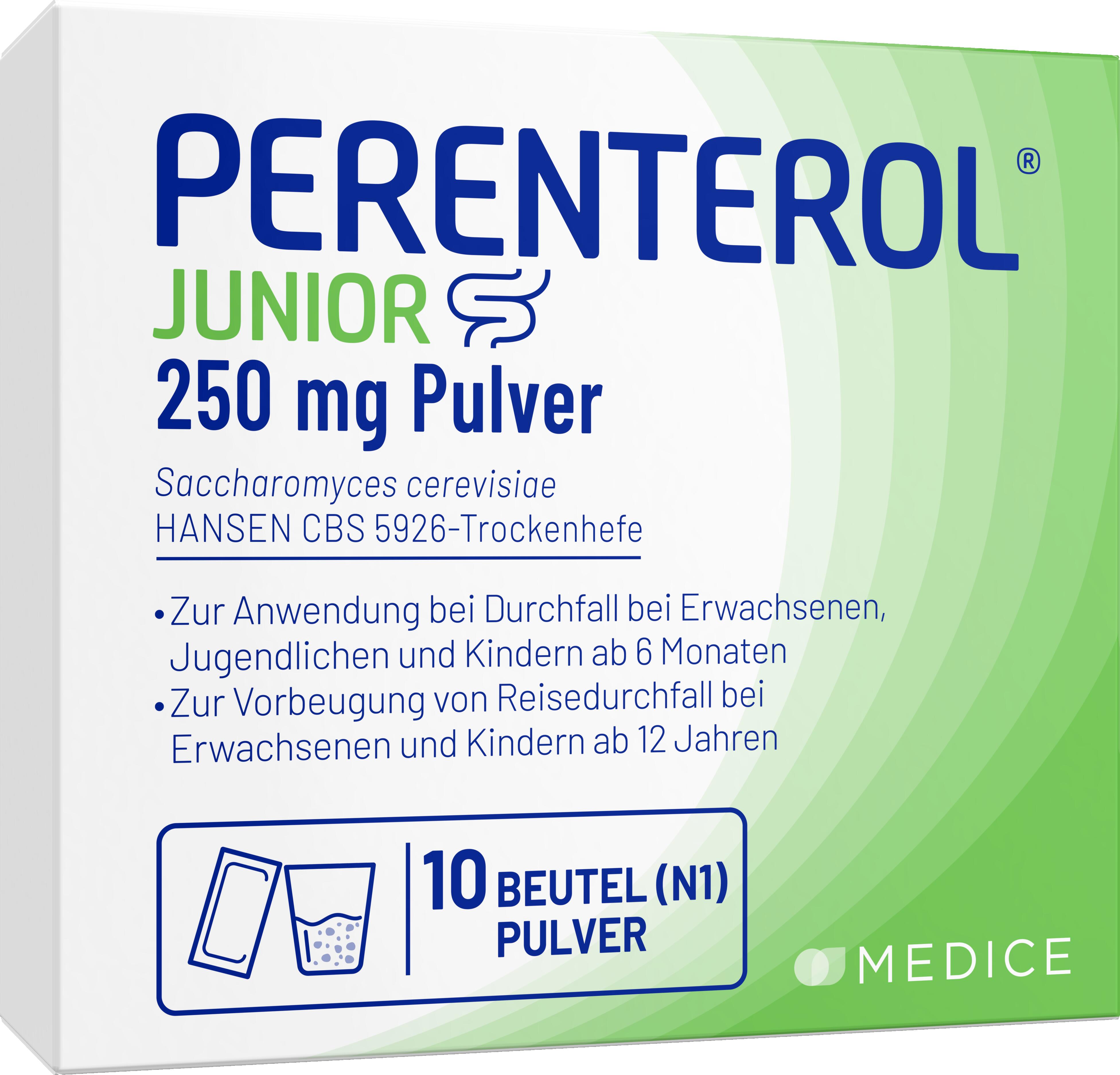 PERENTEROL Junior 250 mg Pulver Btl.