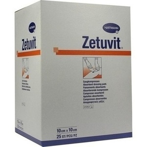 ZETUVIT Saugkompressen steril 10x10 cm