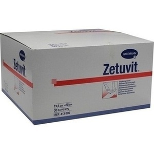 ZETUVIT Saugkompressen unsteril 13,5x25 cm