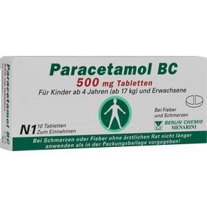 PARACETAMOL BC 500 mg Tabletten