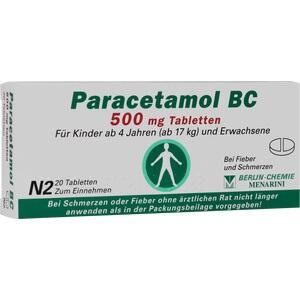PARACETAMOL BC 500 mg Tabletten