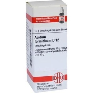 ACIDUM FORMICICUM D 12 Globuli