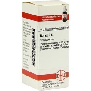 BORAX C 6 Globuli