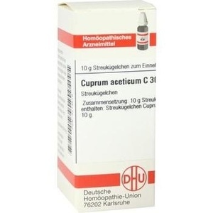 CUPRUM ACETICUM C 30 Globuli