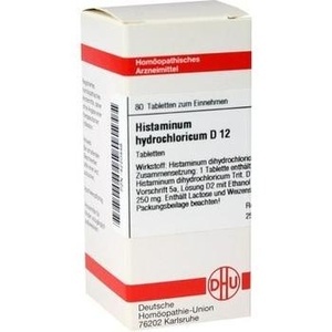 HISTAMINUM hydrochloricum D 12 Tabletten