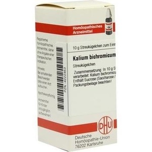 KALIUM BICHROMICUM C 6 Globuli