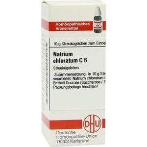 NATRIUM CHLORATUM C 6 Globuli