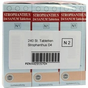 STROPHANTHUS D 4 Sanum Tabletten