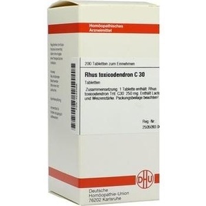 Rhus Toxicodendron C30 Tabletten