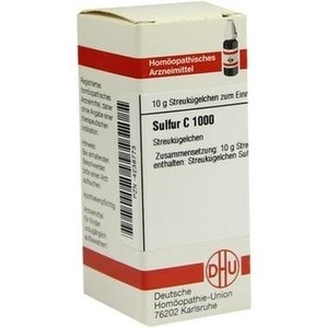 SULFUR C 1000 Globuli