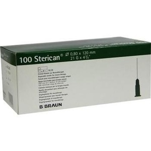 STERICAN Einmalkanüle 21 Gx4 4/5 0,8x120 mm