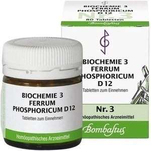 BIOCHEMIE 3 Ferrum phosphoricum D 12 Tabletten