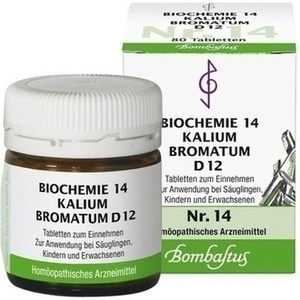 Biochemie 14 Kalium Bromatum D12 Tabletten