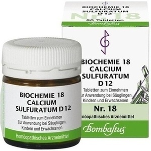 Biochemie 18 Calcium Sulfuratum D12 Tabletten