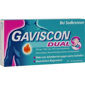 GAVISCON Dual 250mg/106,5mg/187,5mg Kautabletten