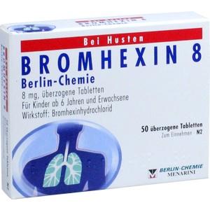 BROMHEXIN 8 Berlin Chemie überzogene Tabletten