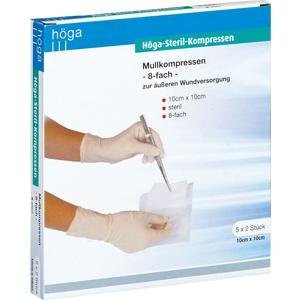 HÖGA-KOMPRESSEN 10x10 cm steril 8fach