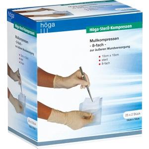 HÖGA-KOMPRESSEN 10x10 cm steril 8fach