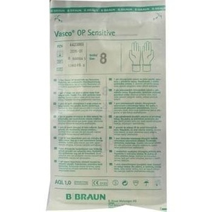 VASCO OP Sensitive Handsch.steril puderfrei Gr.8