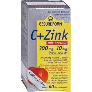     GESUNDFORM C+Zink m.Acerola Depot Kapseln
