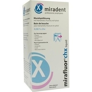 MIRADENT Mundspüllösung mirafluor CHX 0,06%