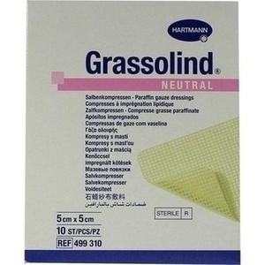 GRASSOLIND Salbenkompressen 5x5 cm steril