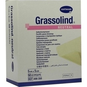 GRASSOLIND Salbenkompressen 5x5 cm steril